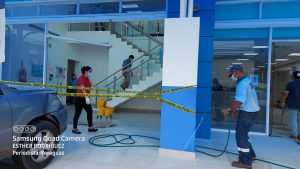 Una persona herida, en accidente de tránsito en la sede del IDAAN de Santiago.