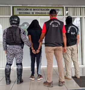 La Policia Nacional captura a dos sospechosos de robo en una cooperativa en San Juan de San Francisco.