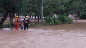 Lluvias provocan inundaciones en el sur de Veraguas.