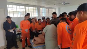 Voluntarios del Sinaproc, se capacitan como primer intervenientes en casos de emergencias.