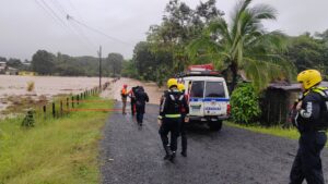 Paso indirecto del huracán Melissa causa afectaciones en Veraguas.