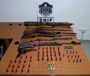 Armas de fuego y municiones fueron decomisados durante operativos en Santa Fe.
