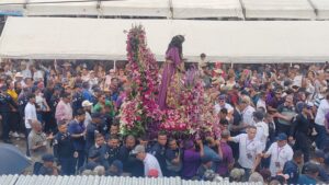 Un acto de Fé y devoción, ante Jesús Nazareno en Atalaya.