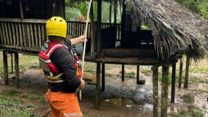 Afectaciones por lluvias en el norte de Veraguas.