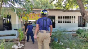 Jornada de simulación de emergencia incluían golpes de calor en Santiago.