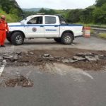 COLAPSA TRAMO DE LA VÍA INTERAMERICANA