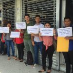 PROTESTAN CONTRA VIOLENCIA SEXUAL A MENORES