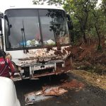 OCHO HERIDOS DEJA ACCIDENTE DE BUS ESCOLAR