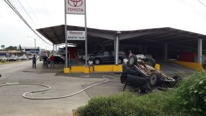 Accidentes de tránsito siguen a la orden del día en Santiago