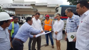 Inspeccionan proyecto de ampliación de la Terminal de Trasporte.