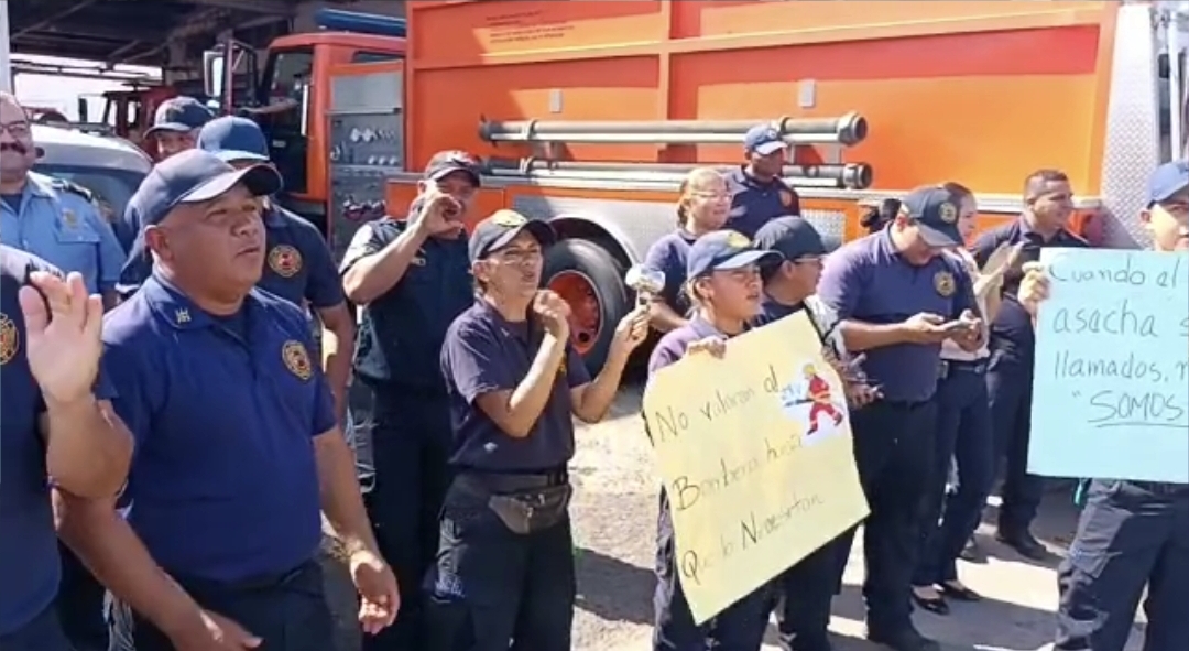 Bomberos piden pago de salarios por ascensos de categoría atrasados ...